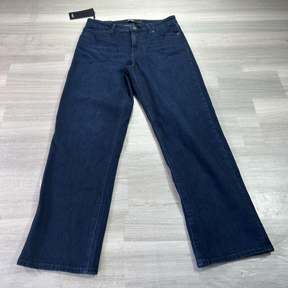 NEW Hudson Jeans Womens 6 28x31.5 Blue High Rise Straight Stretch Denim
